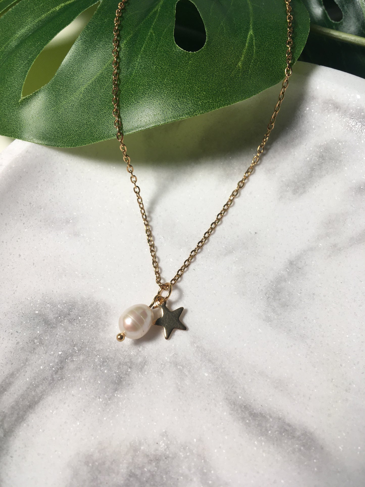 Collier Star and Pearl