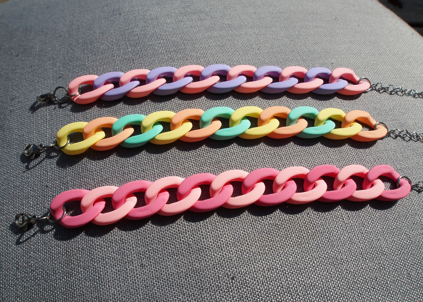 Couleur multiple | Bracelet en acrylique